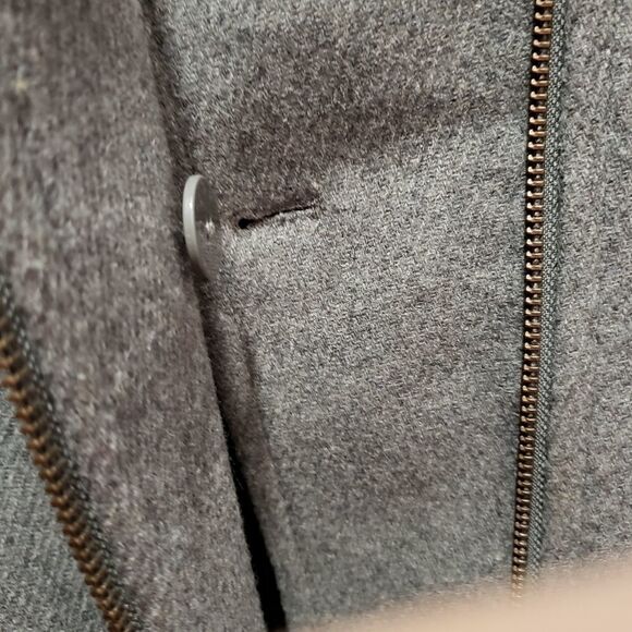 Kristin Blake coat, grey wool, M - Picture 4 of 6